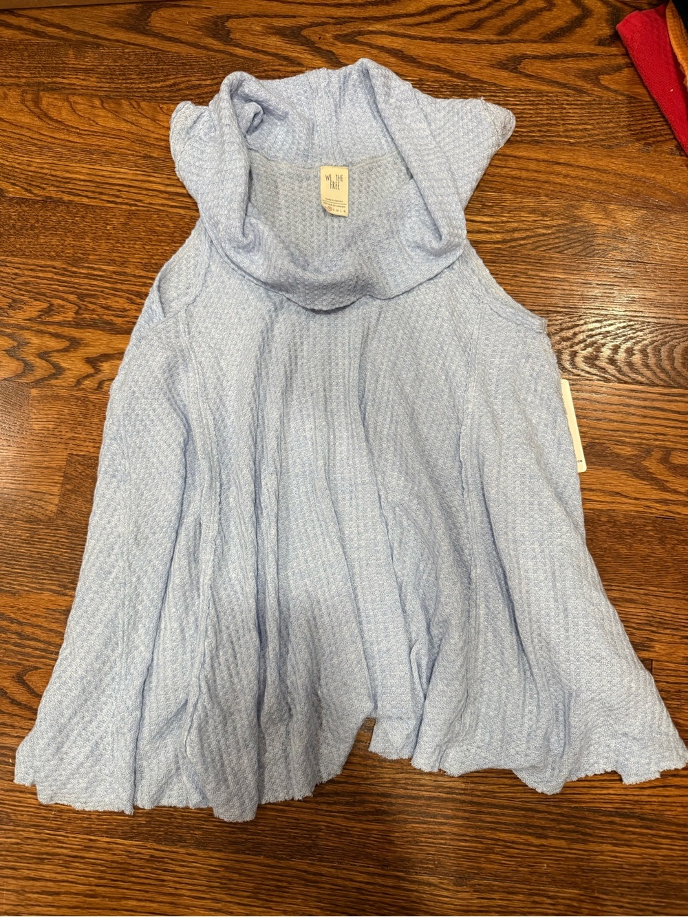 Free People Sky Blue Branded Clothing Tag